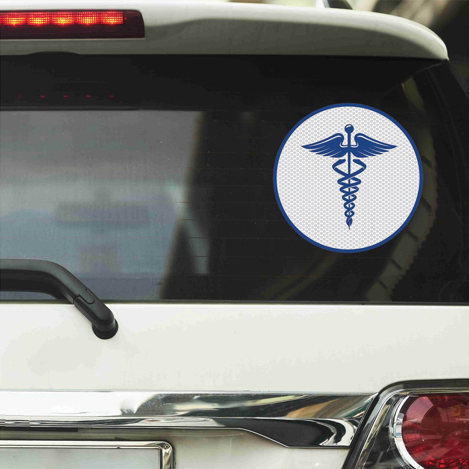 Doctor Reflective Vinyl Exterior Decal for Vehicle 2pcs