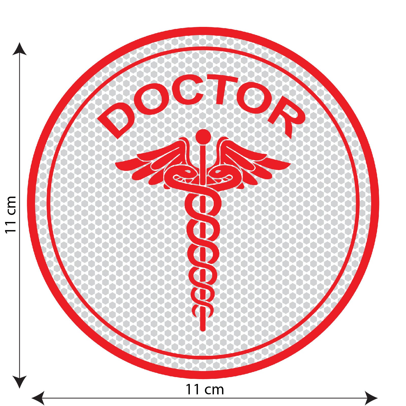 Woopme: Red Doctor Logo Decal Sticker For Car Side Tank Fuel Lid Set O –  WOOPME