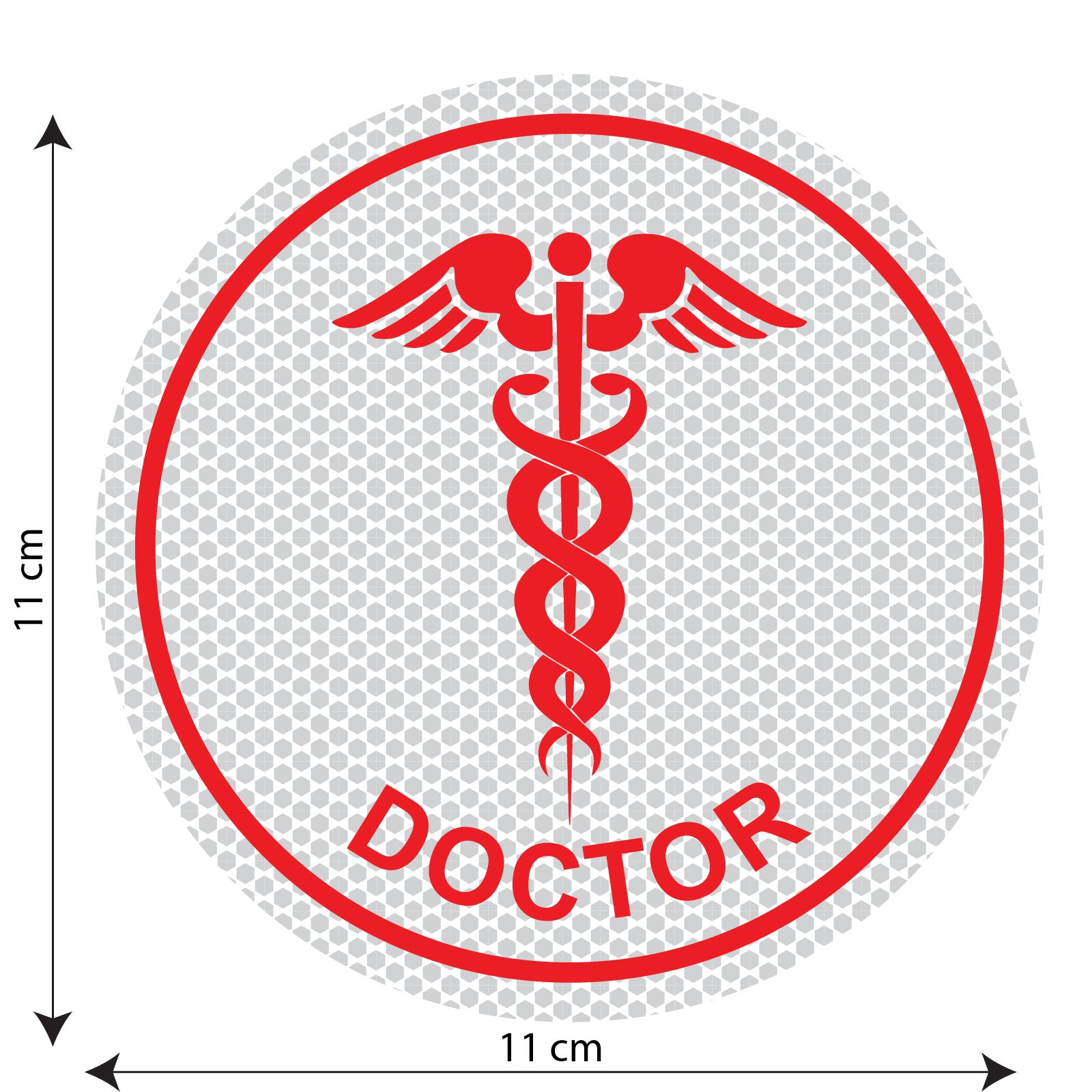 Buy Incognito Caduceus Doctor Logo Sticker for All Cars, Bikes, Metal  Online at desertcartAustria
