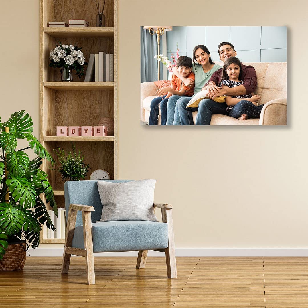 Personalized Canvas Wooden Photo Frame