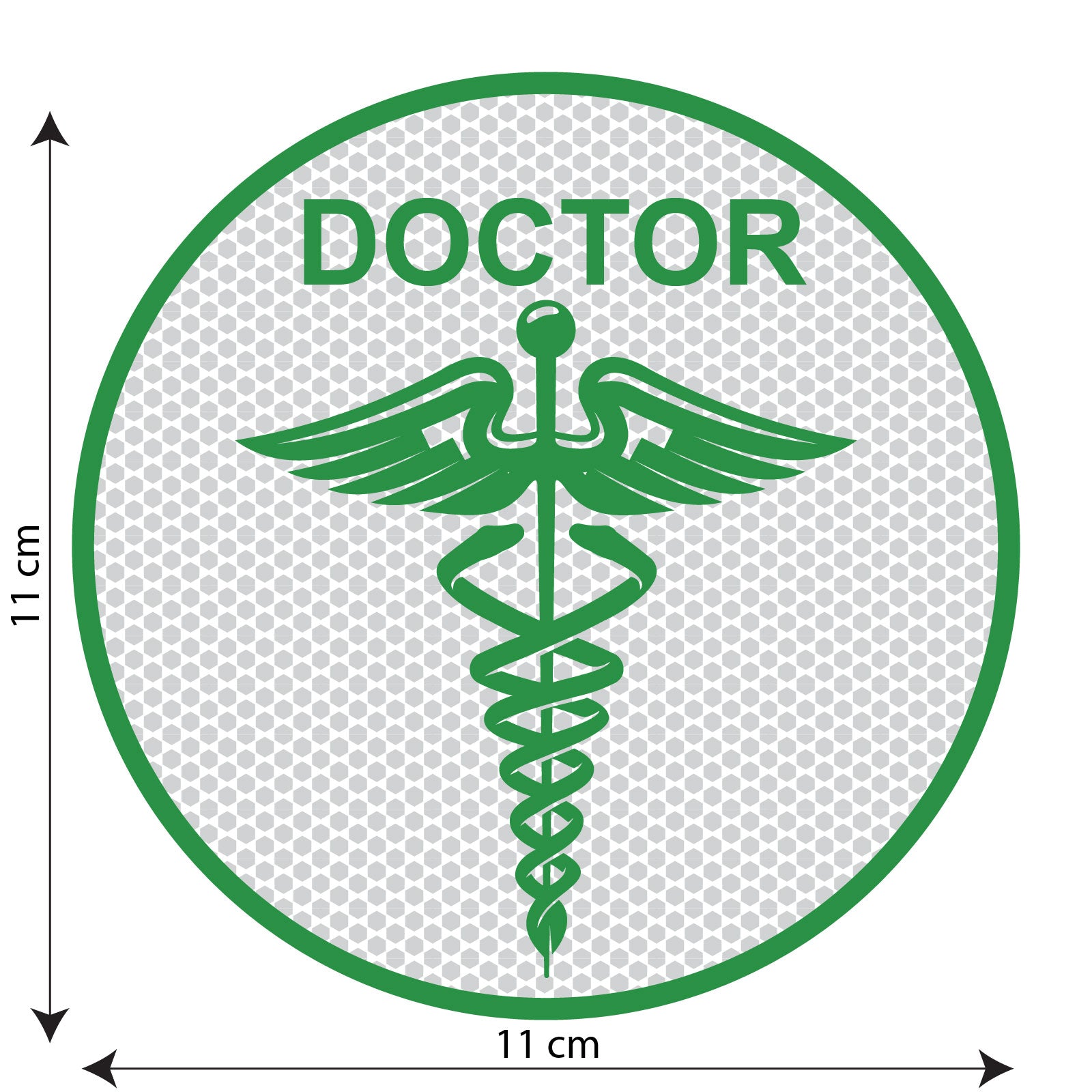 MD Medical Doctor Oval Symbol Sign Car Bumper Window Sticker Decal 6