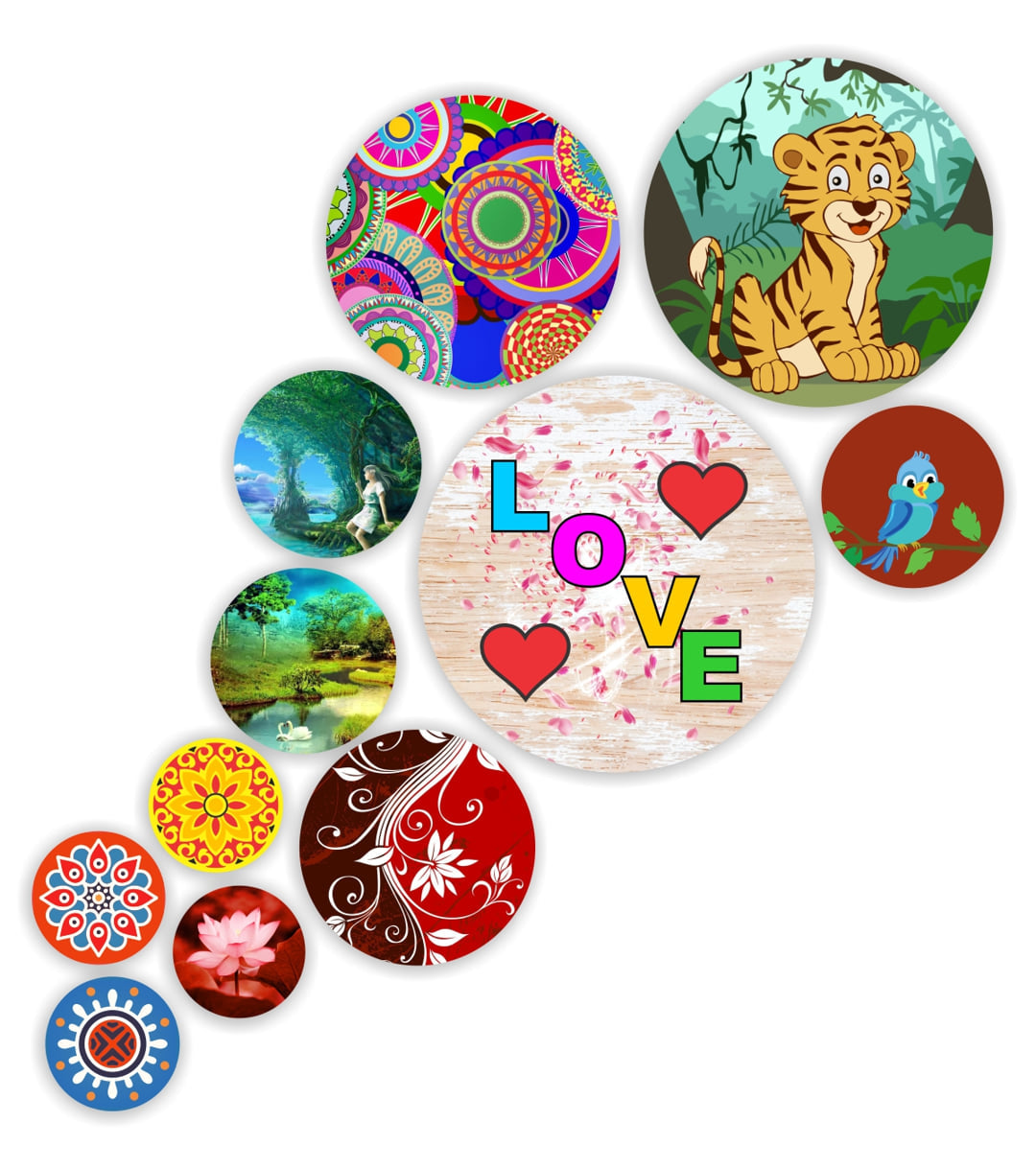 MDF Circle Cutout for Wall Decor