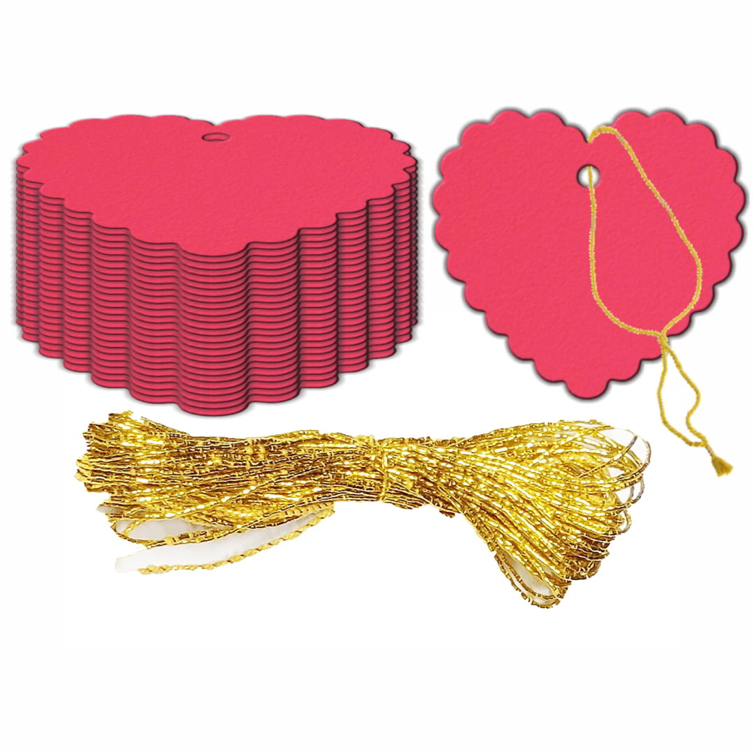 HeartShape Writable Tag Craft Paper Label