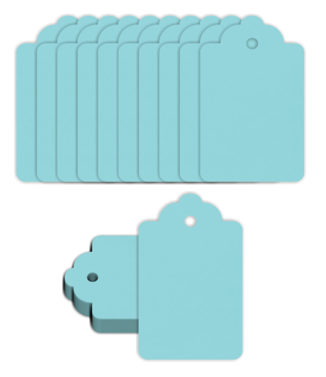 Blank Colorful Tag Label