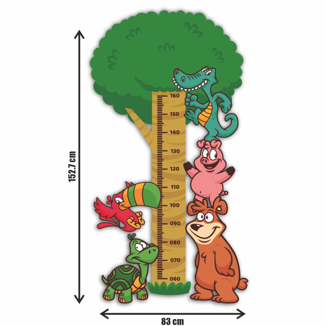Height Measuring Chart Wall Sticker