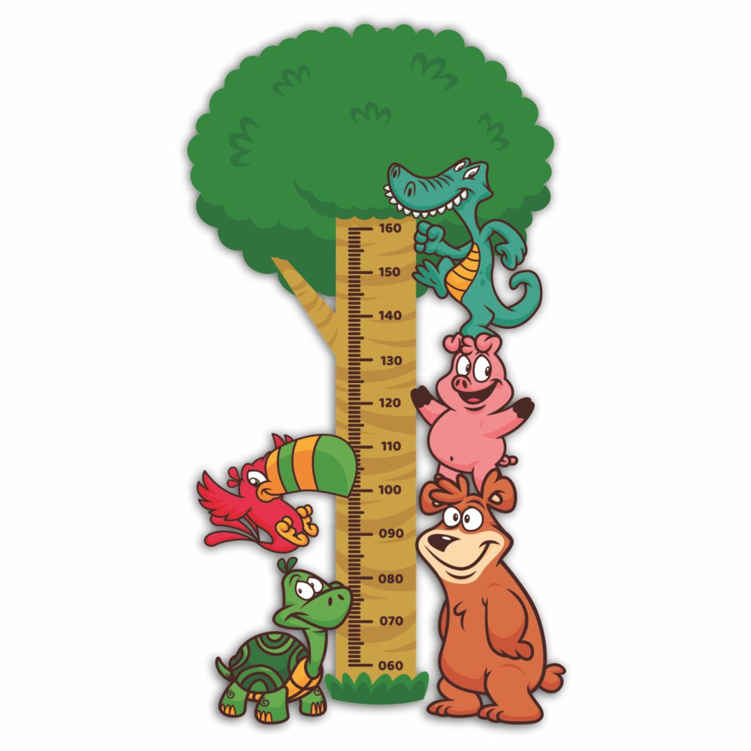 Height Measuring Chart Wall Sticker