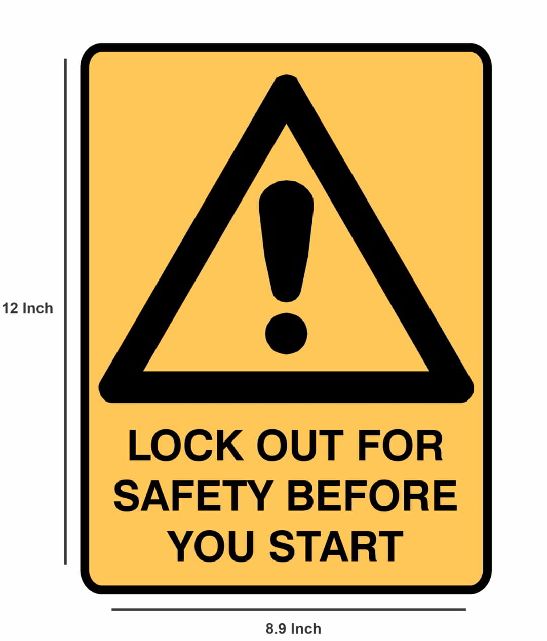 Safety Sign Sticker Board(2pc)_c78