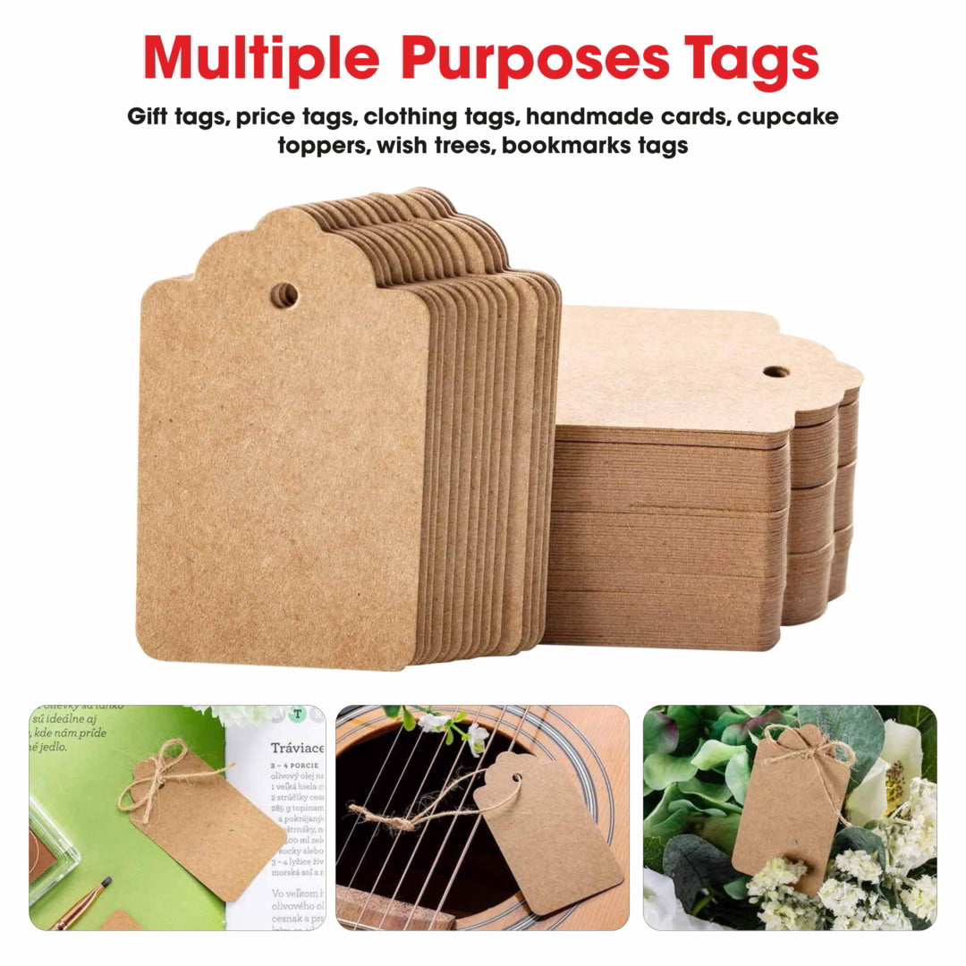Gift Tag Double-Sided Writable Kraft Paper