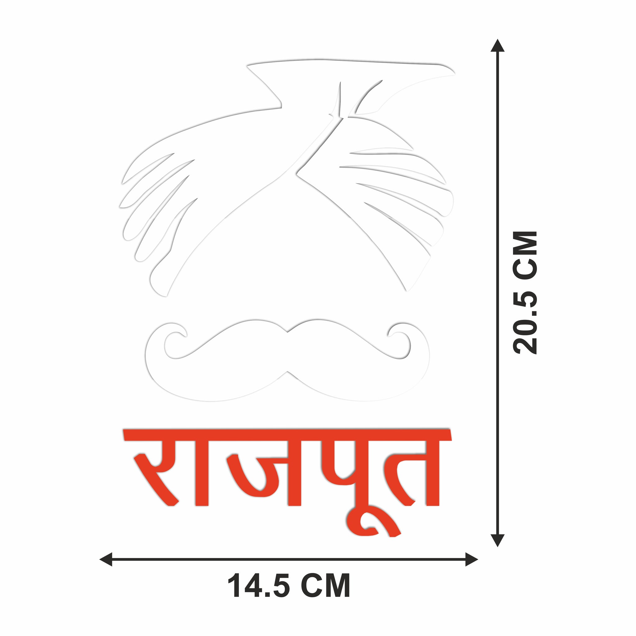 Rajput boy vector mascot logo template
