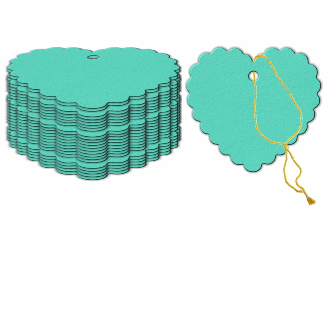 HeartShape Writable Craft Paper Tag