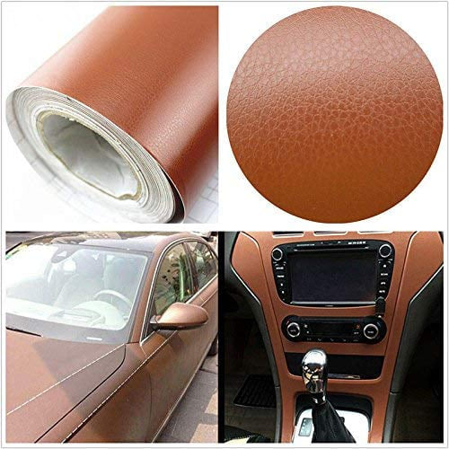 Car Leather Textured Wrap Sticker Decal Film
