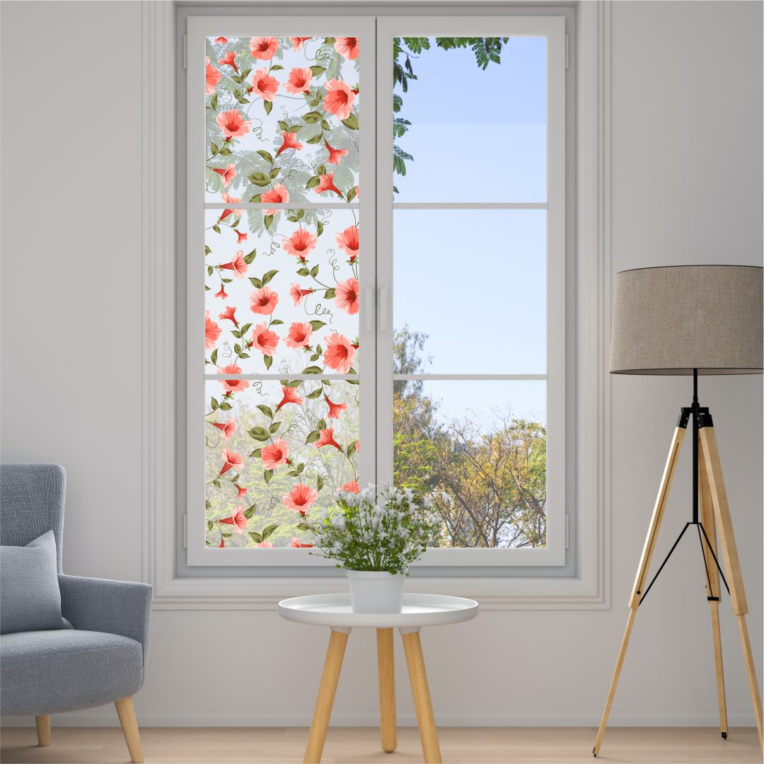 Flower Printed Window Film
