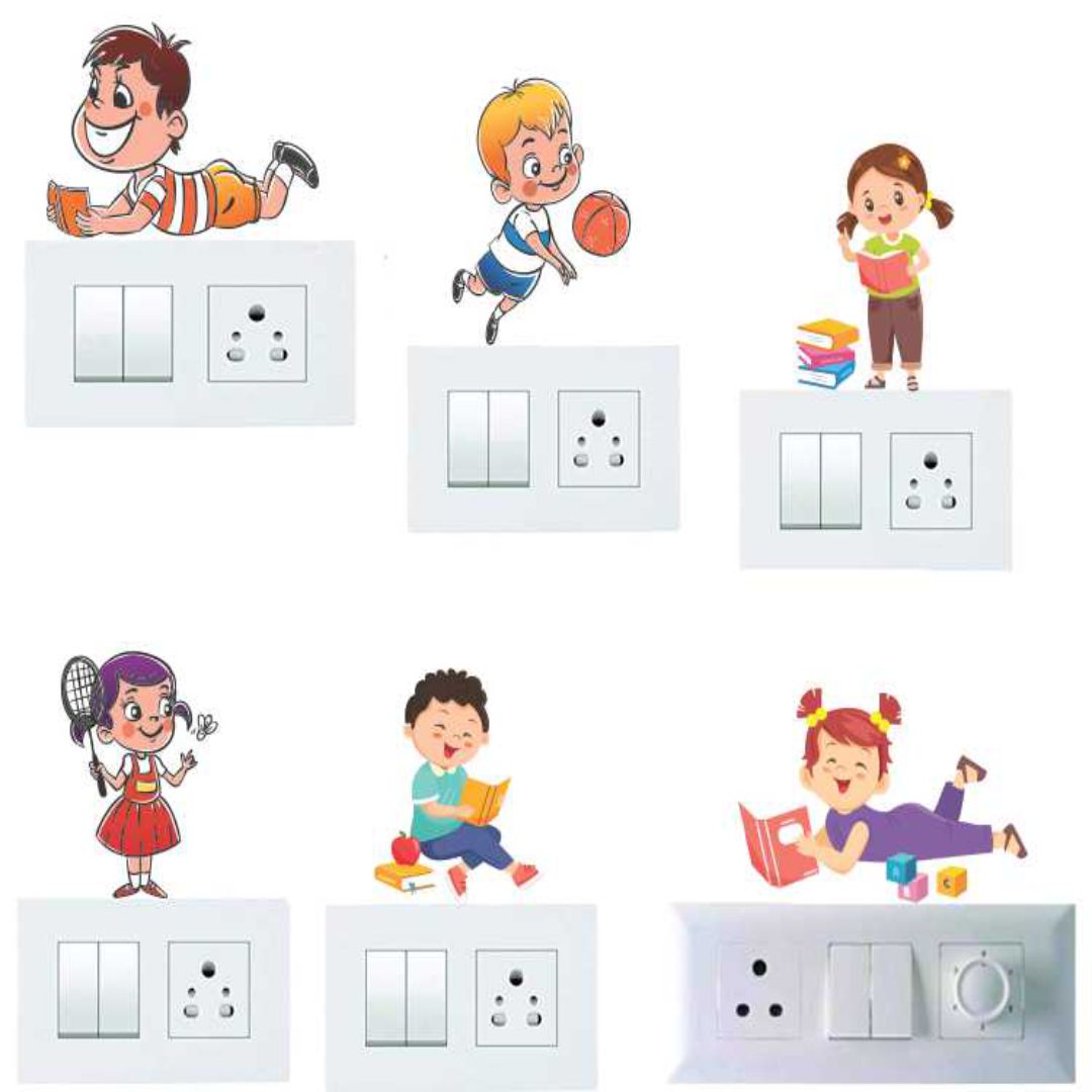 Multiple Funny Design Switch Sticker
