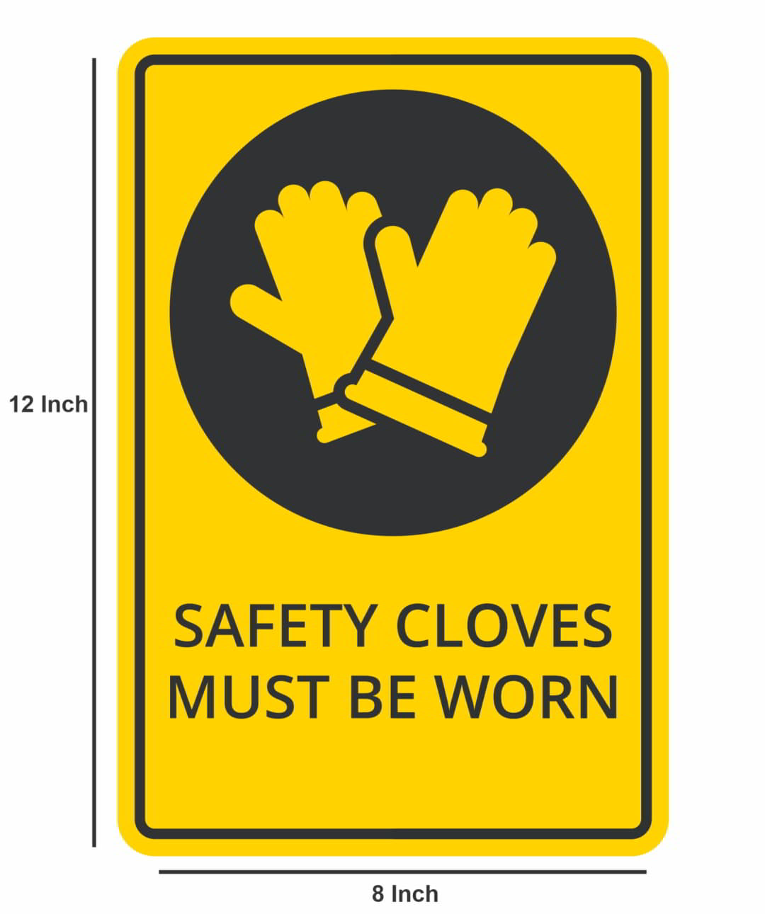 Safety Sign Sticker Vinyl_c17