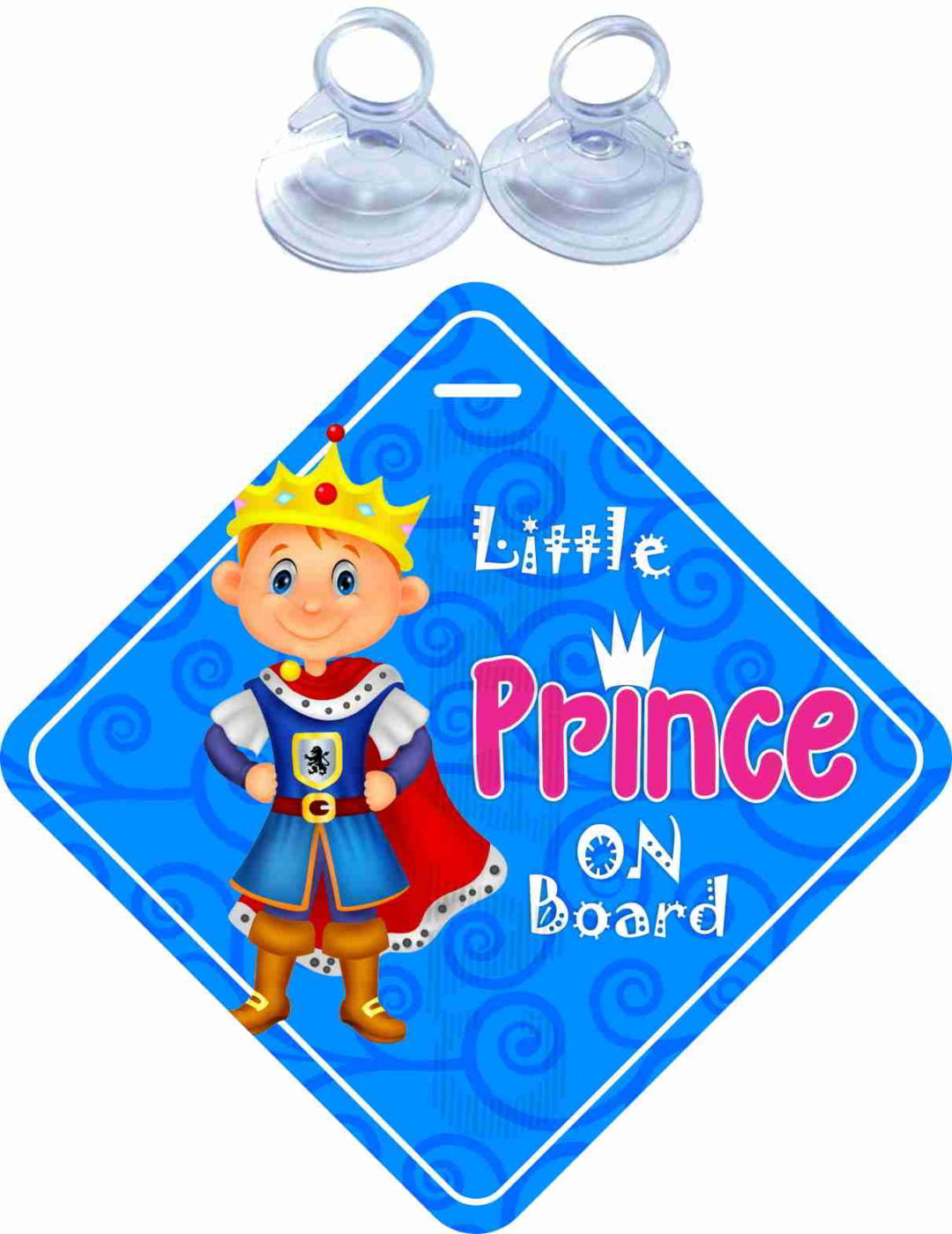 Little Prince on Board Safety Car Decal