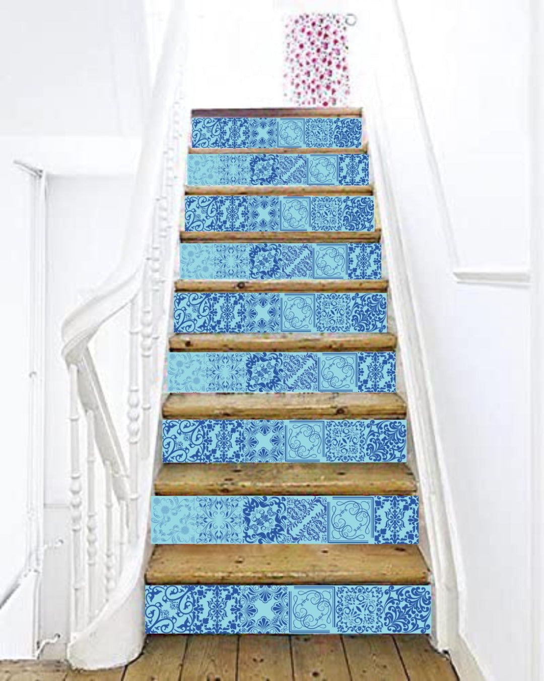 Tiles-Stairs-Wall Sticker Vinyl (20pc)