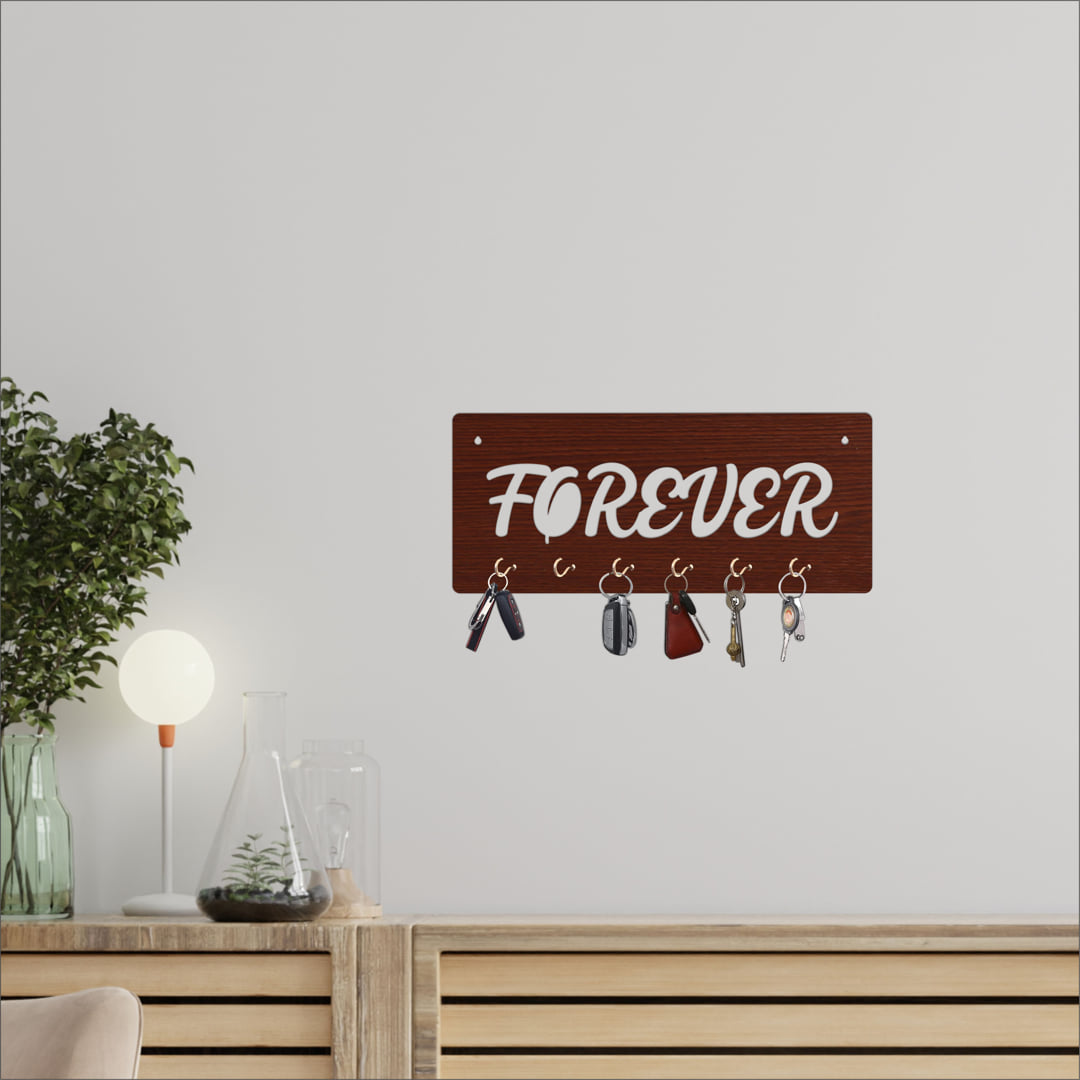 Forever MDF Key Holder with 6 Hook