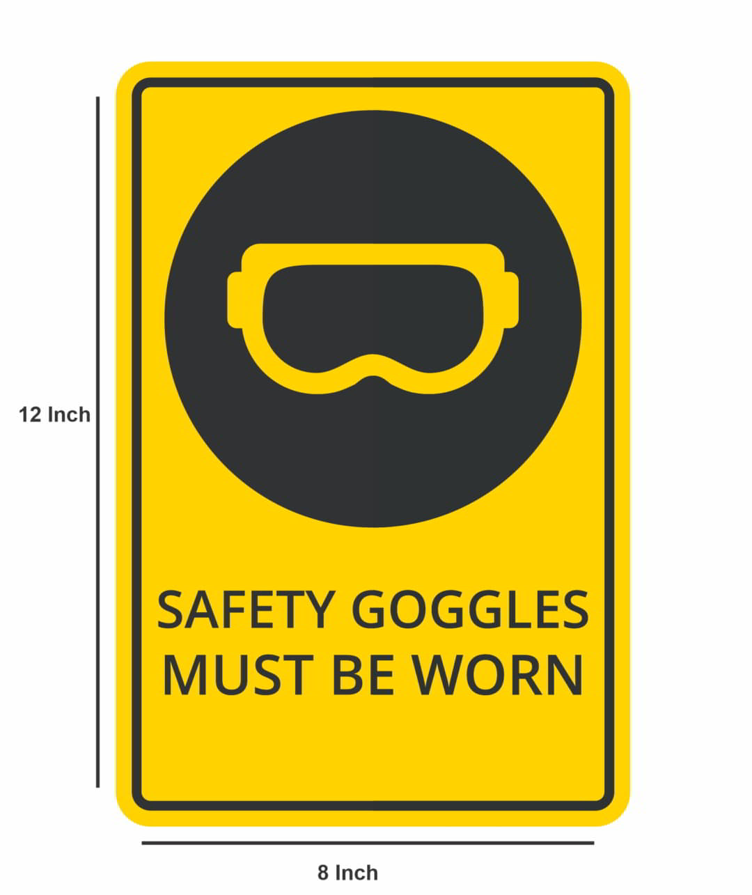 Safety Sign Sticker Vinyl_c22