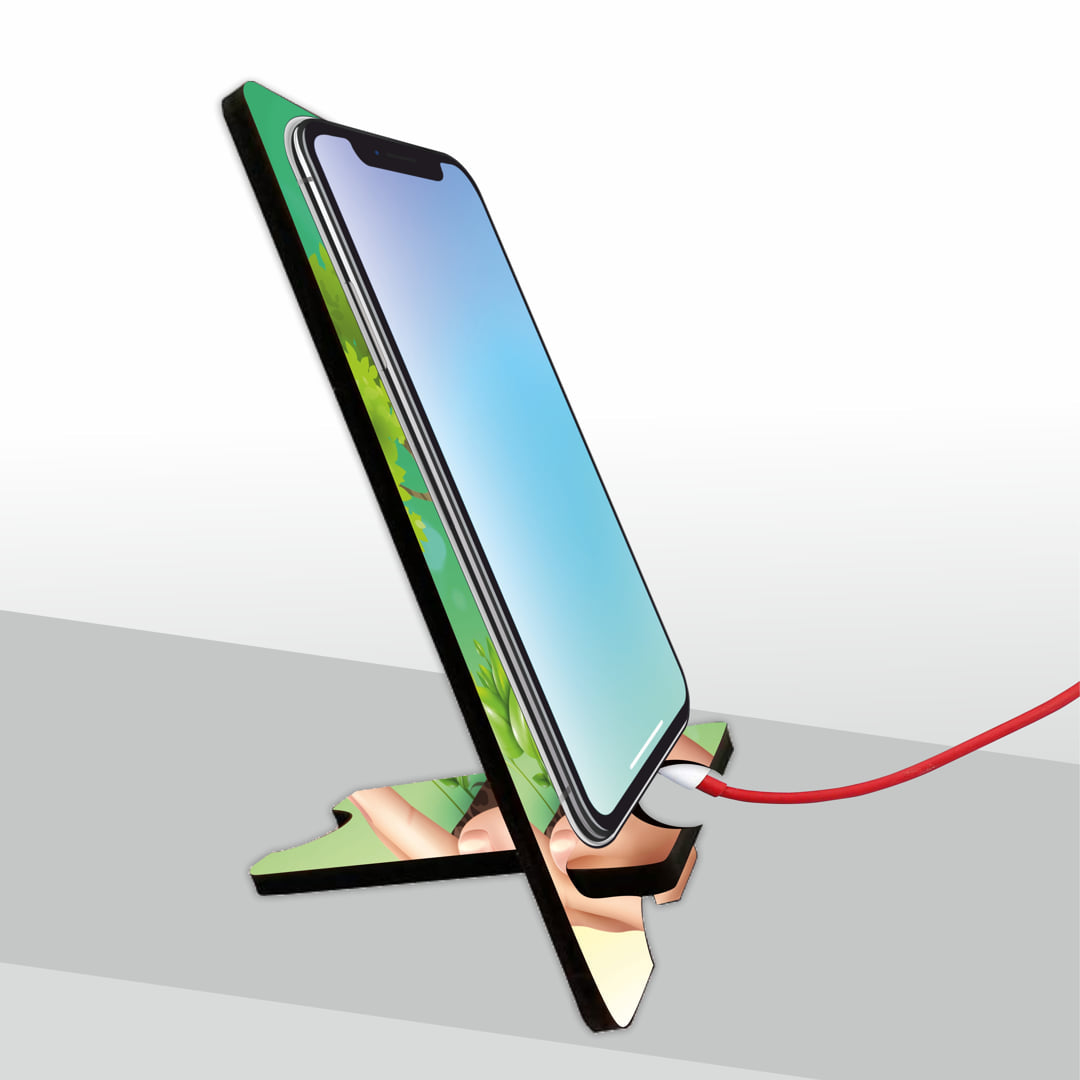 Wooden Mobile Stand Holder
