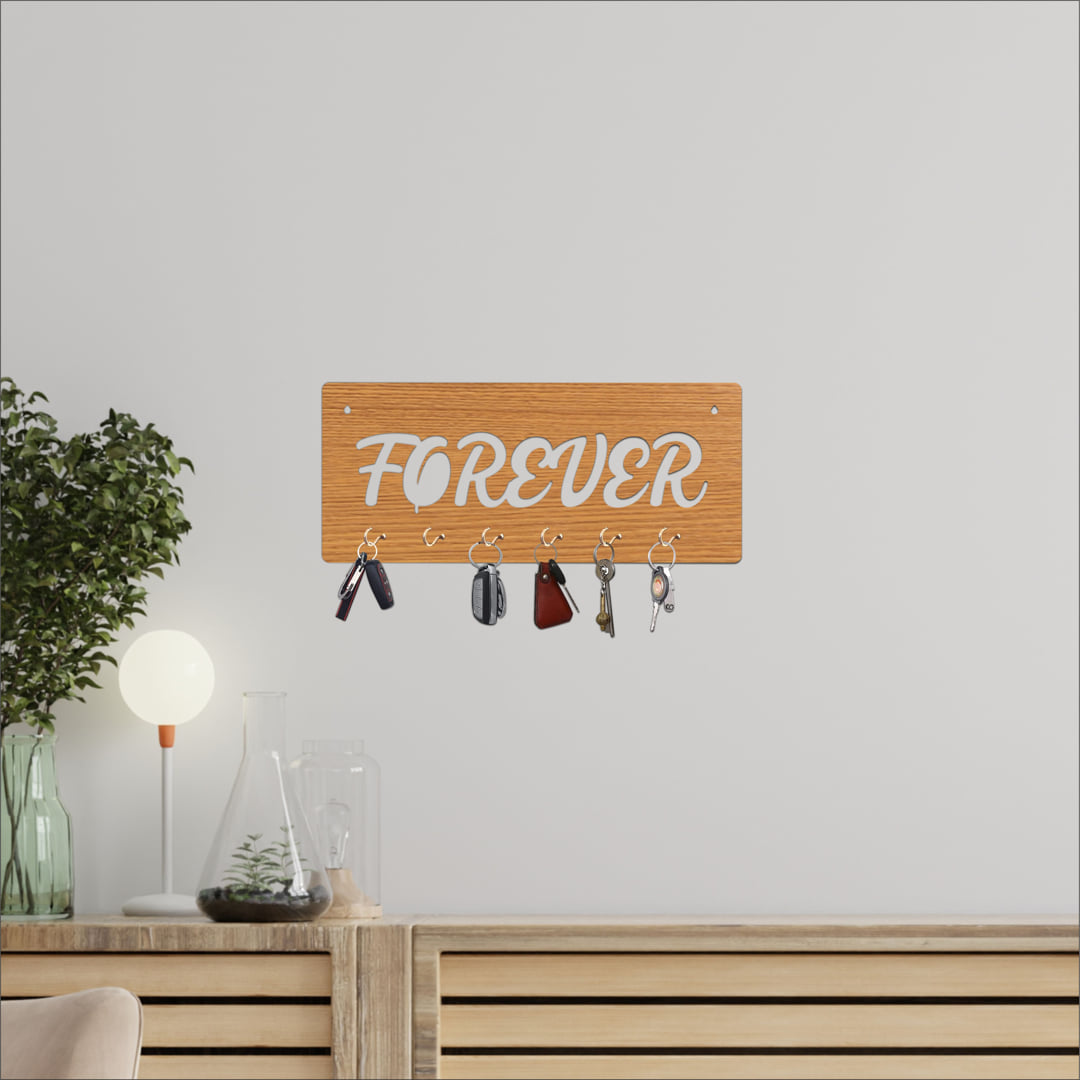 Forever MDF Key Holder with 6 Hook