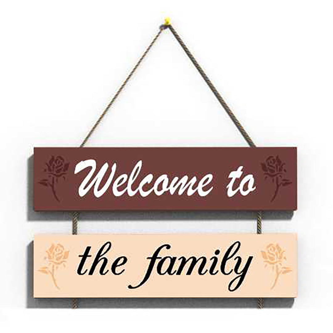 Welcome Wall Hanging Board Decor