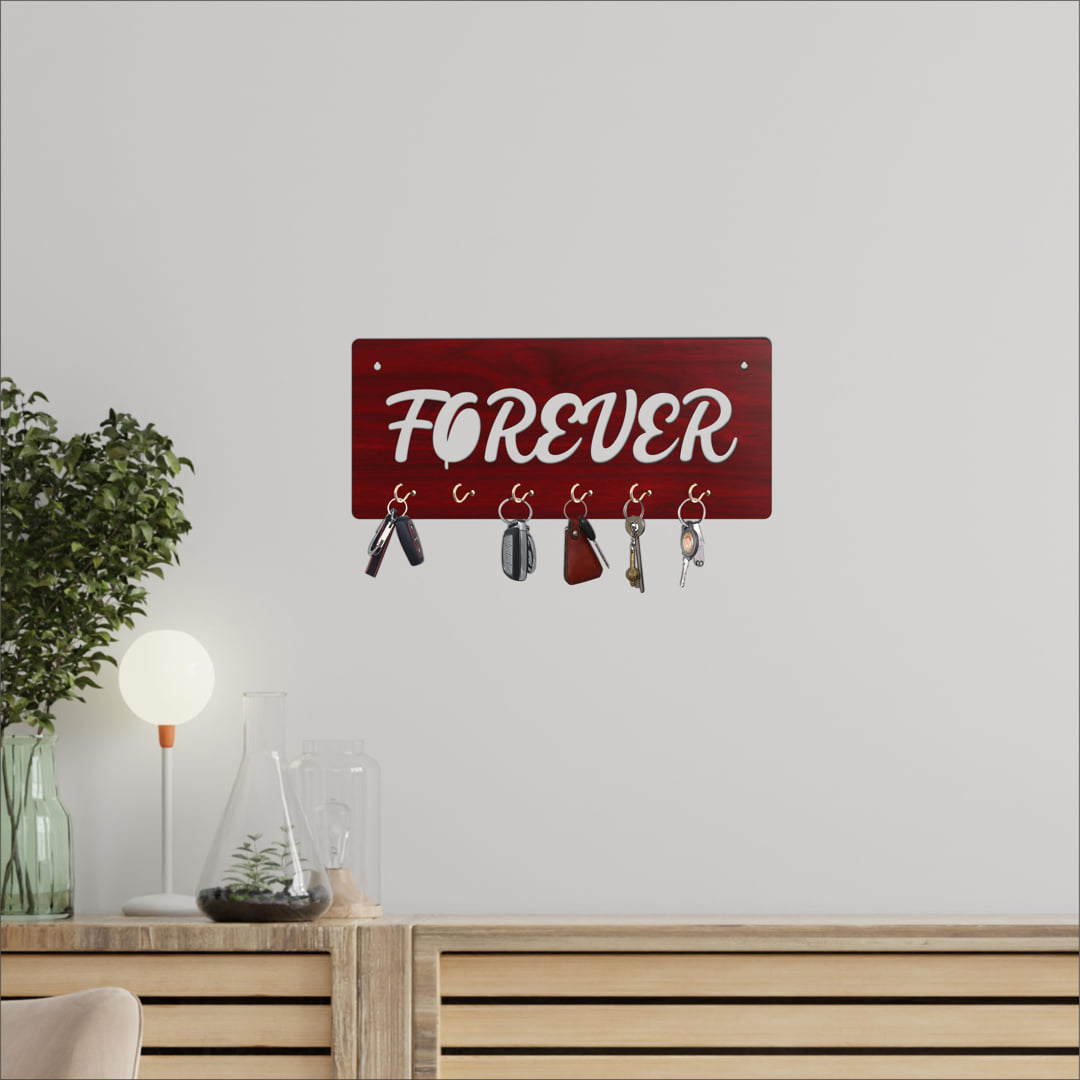 Forever MDF Key Holder with 6 Hook