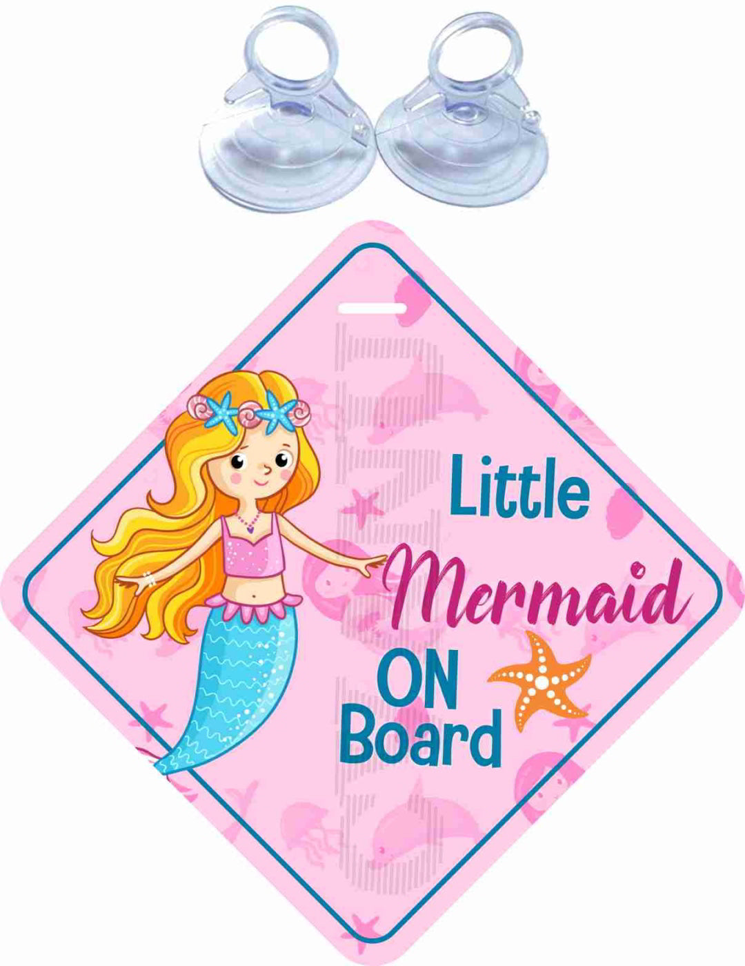 Little Mermaid on Board Safety Sticker