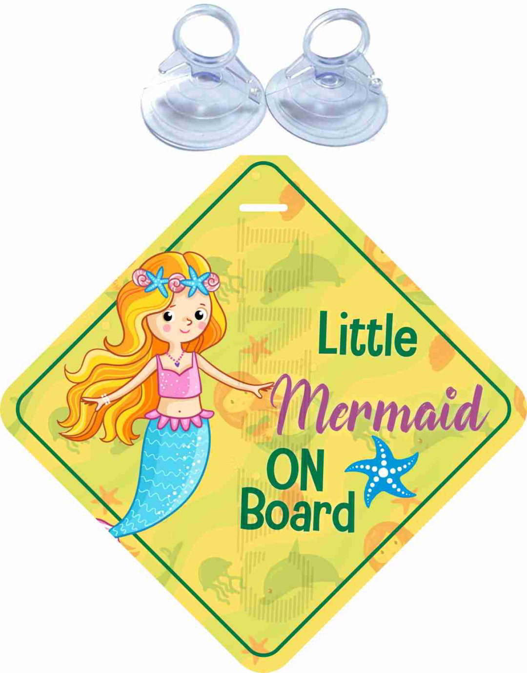Little Mermaid on Board Safety Sticker