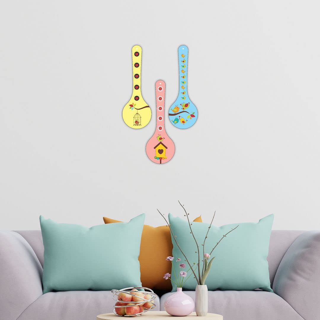 Spoons Wooden Wall Decorative Plaque