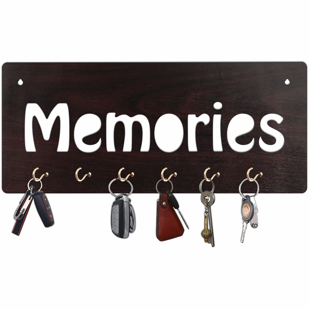 Memories MDF Key Holder with 6Hook