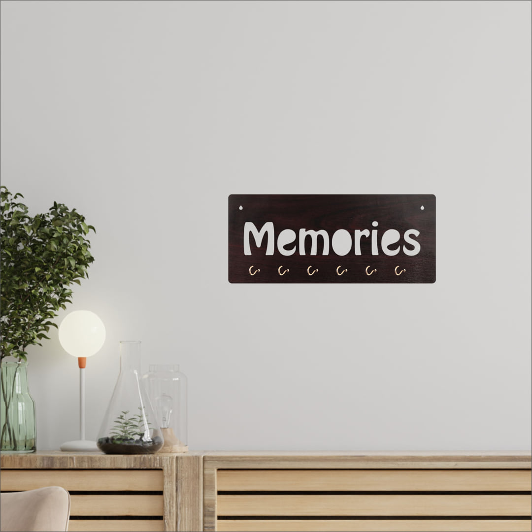 Memories MDF Key Holder with 6Hook