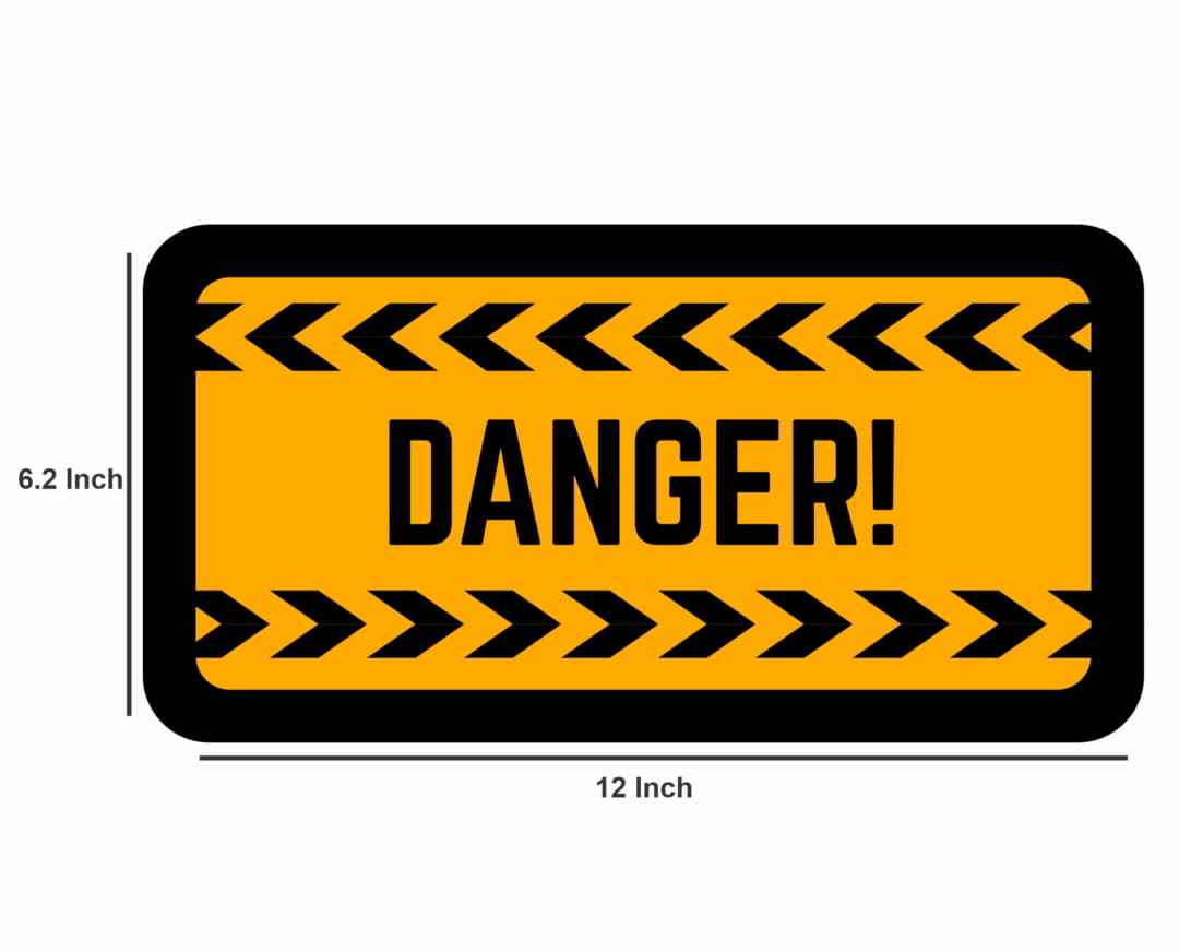 Safety Sign Sticker Vinyl_c34
