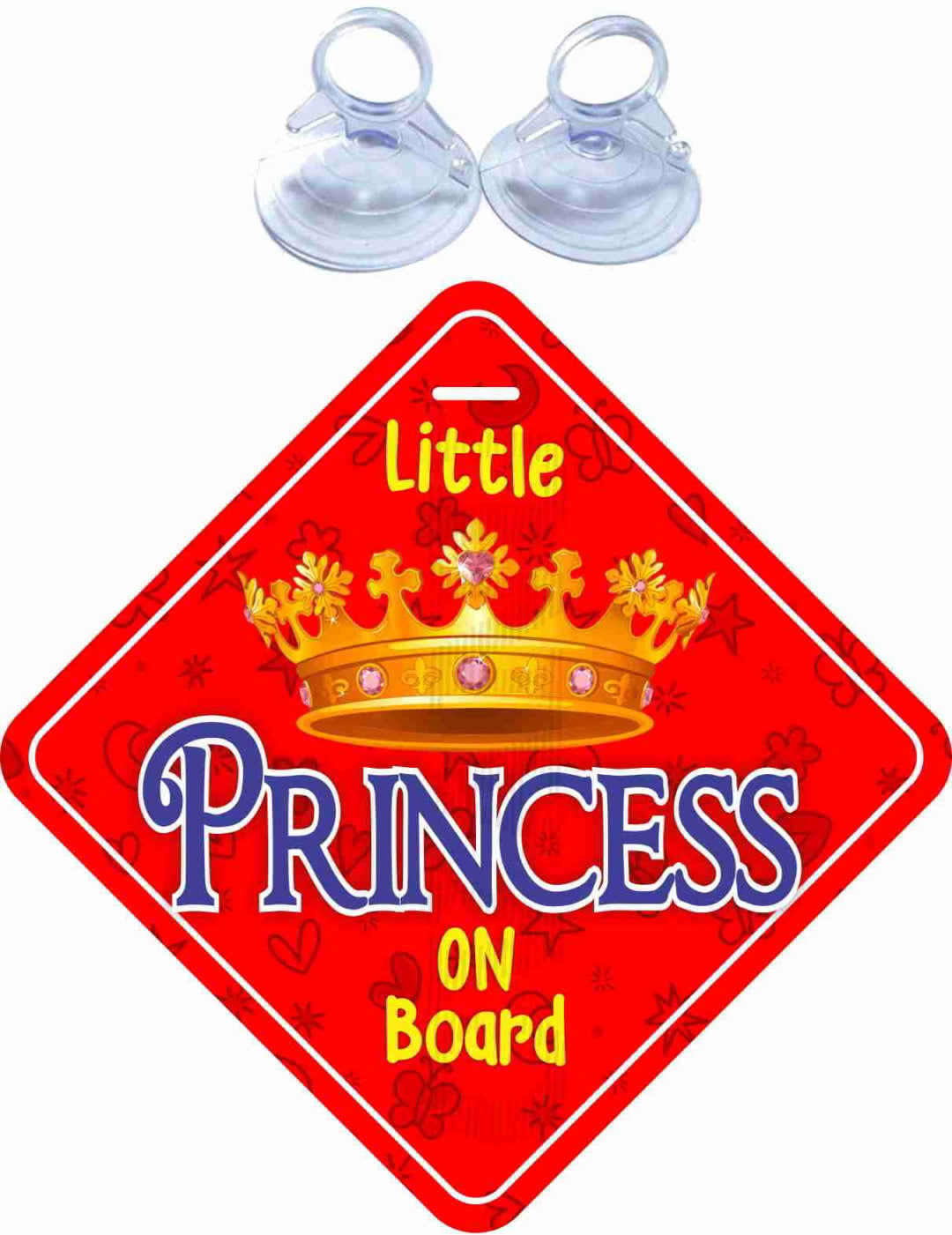 Little PRINCESS on Board for Car Sticker