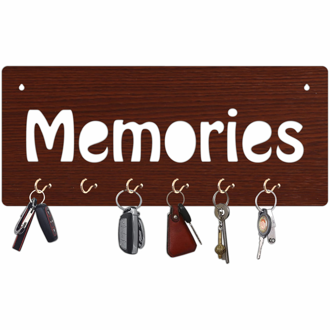 Memories MDF Key Holder with 6Hook