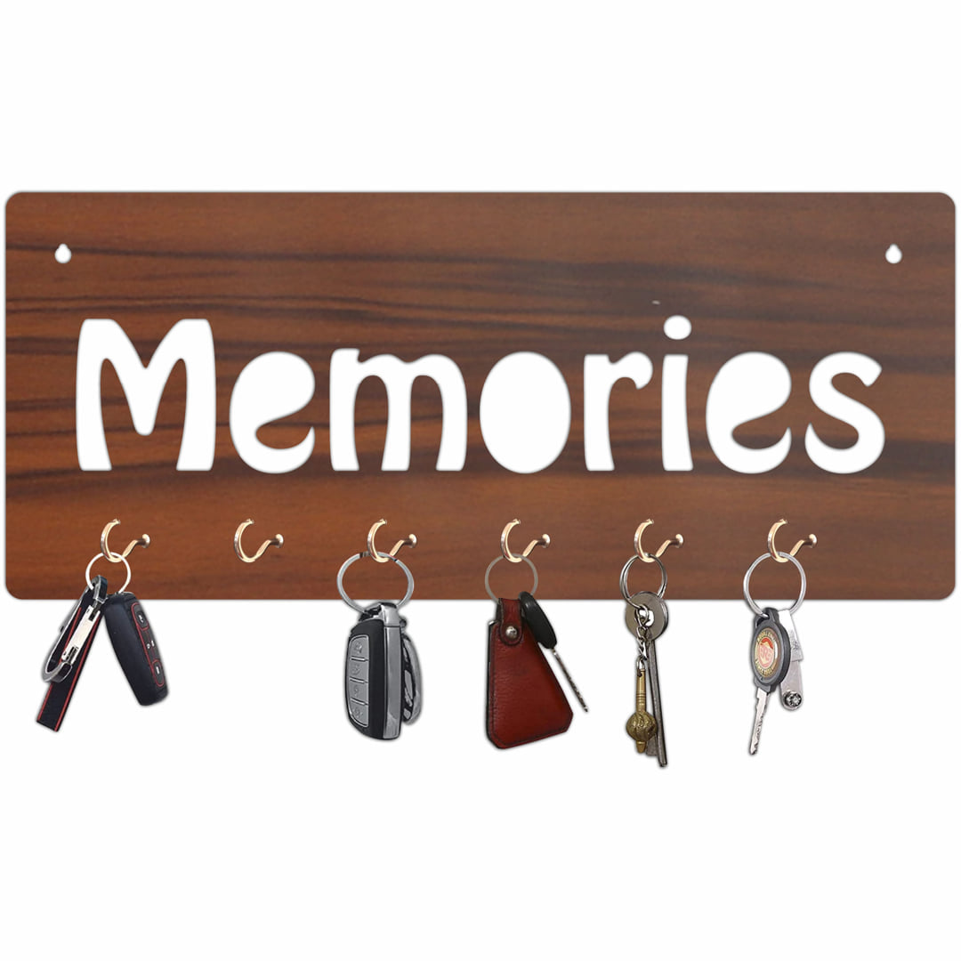 Memories MDF Key Holder with 6Hook