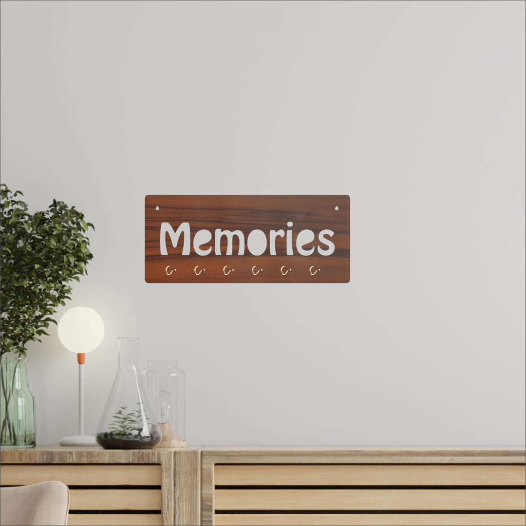 Memories MDF Key Holder with 6Hook