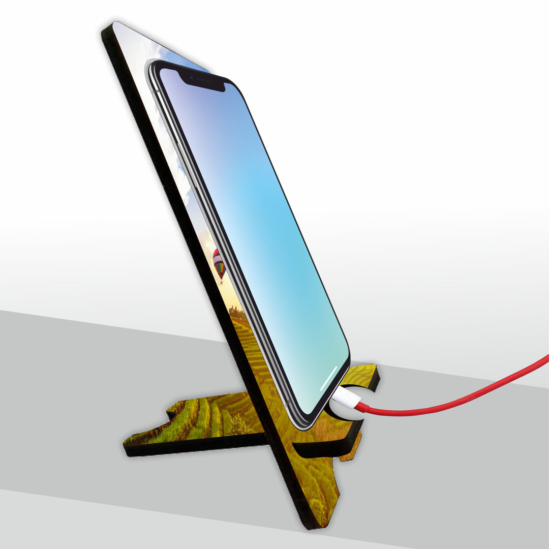 Wooden Mobile Stand Holder
