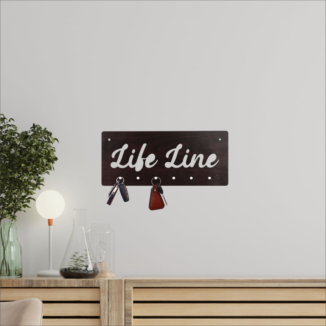 Life Line Key Holder with 6 Knob Hook