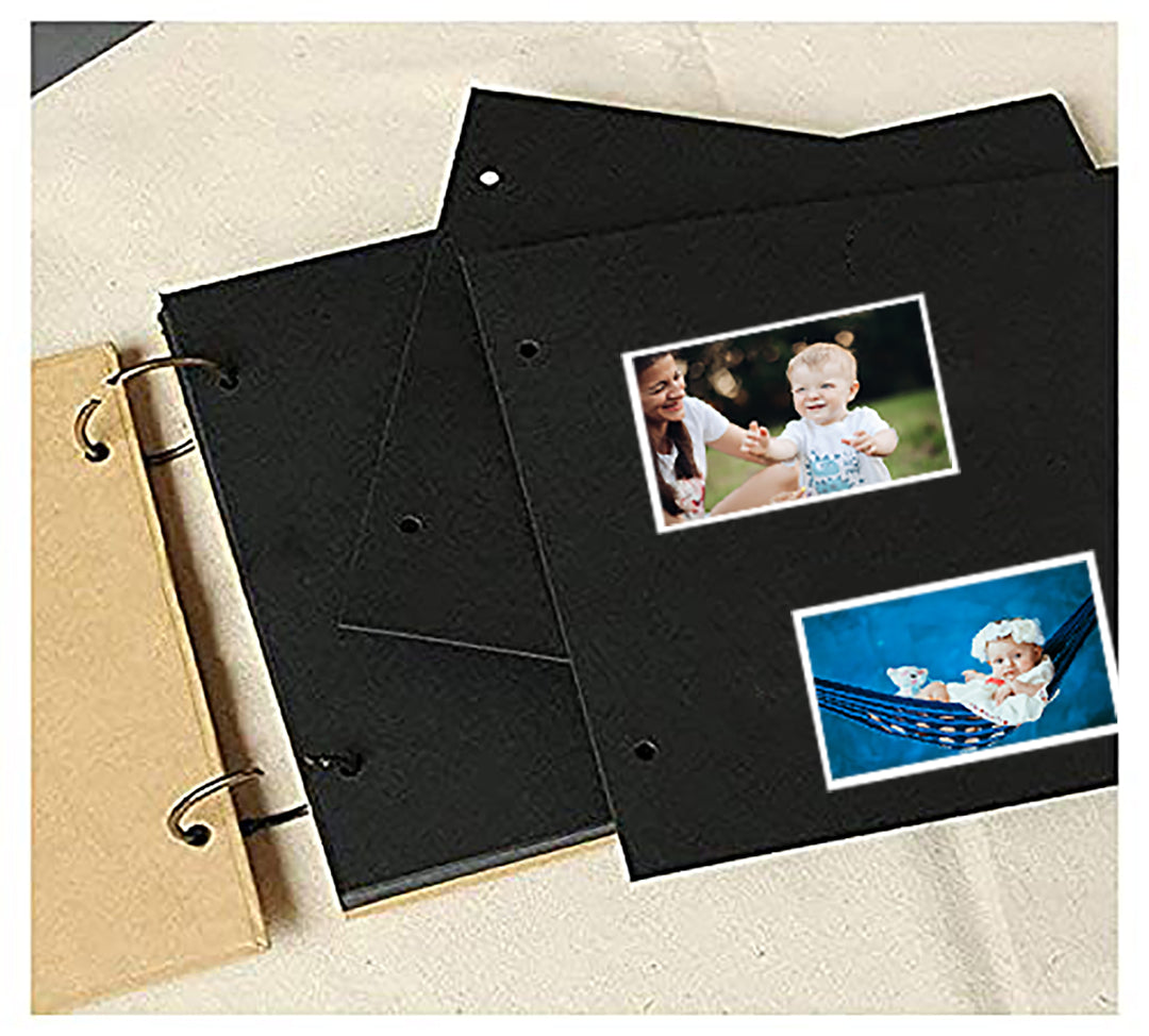 Wooden Photo Album Scrapbook for Saving Memories