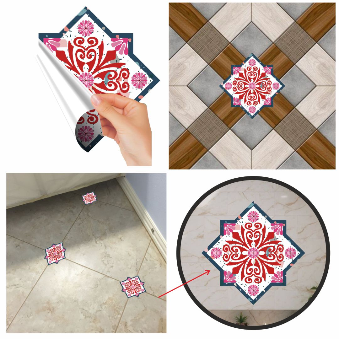 Floor-Tiles Floor Sticker Vinyl