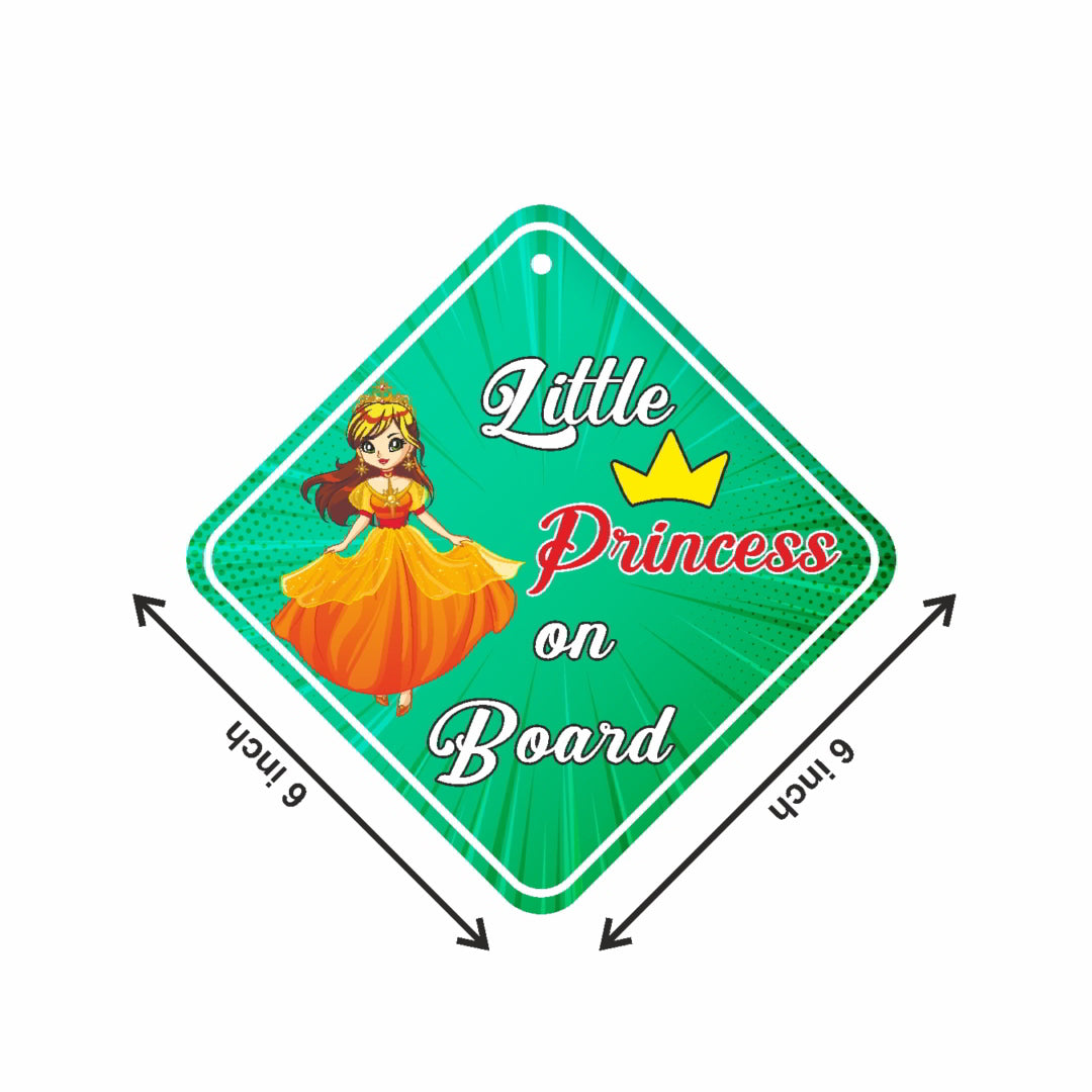 Little Princess on Board Sticker Decal