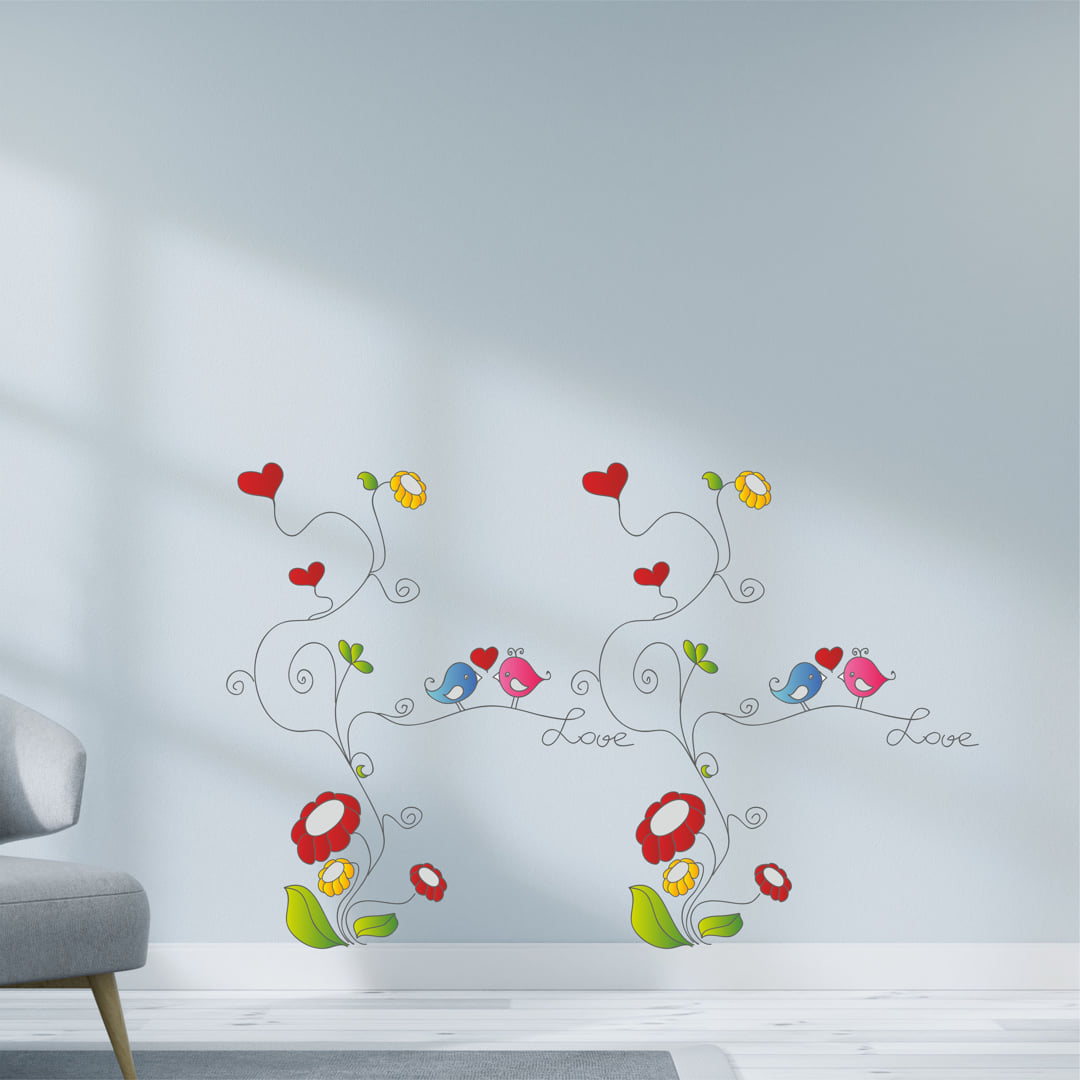 Colorful Transparent Wall Sticker