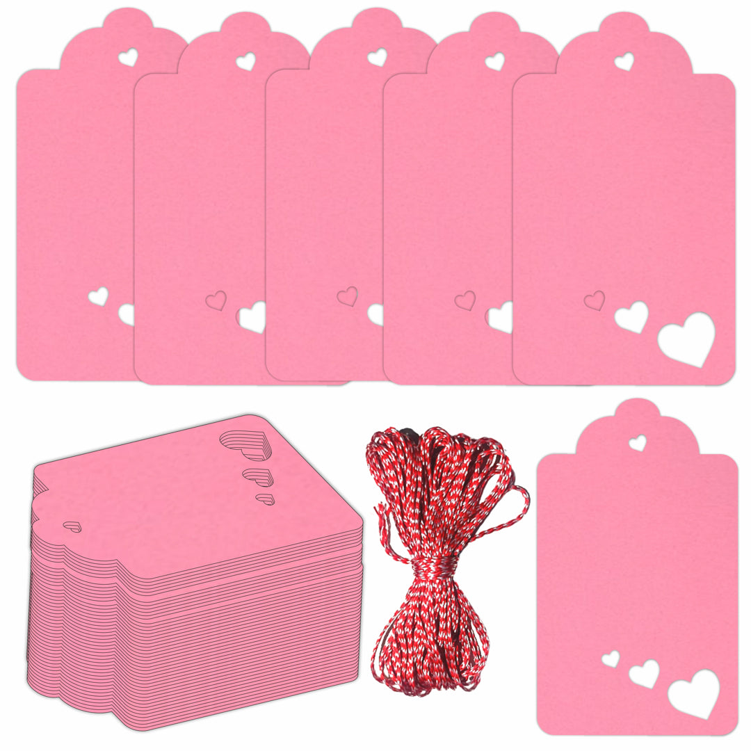 Gift Tag Color Paper with Thread for Double Sided Gift Tags