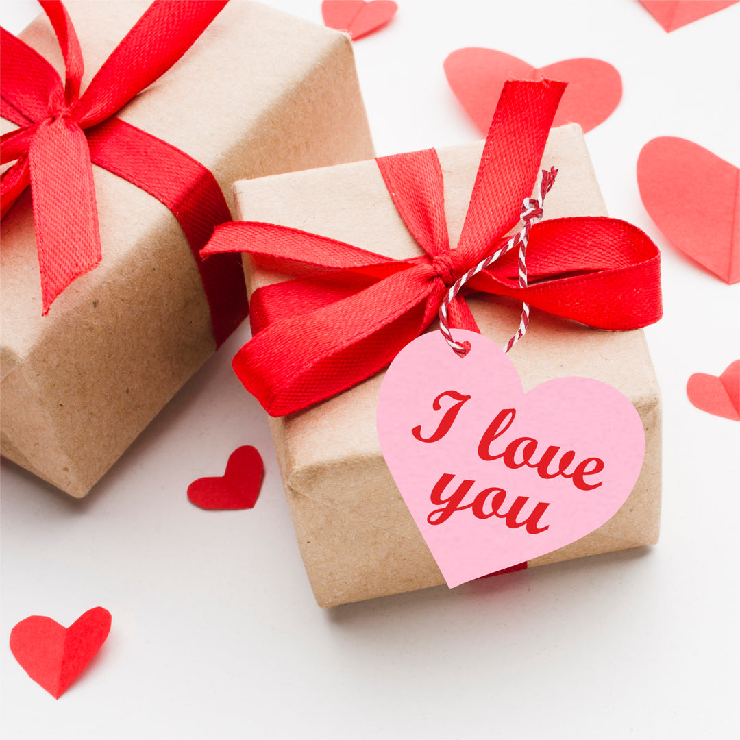 Heart Shape Color Paper with Thread for Double Sided Gift Tags