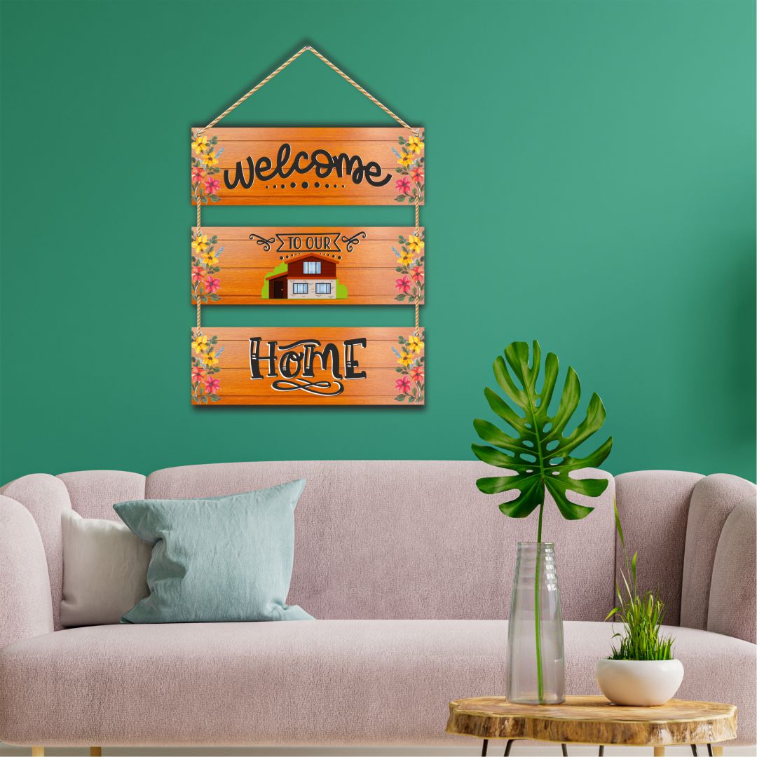 Welcome Home Wall Hanging Board