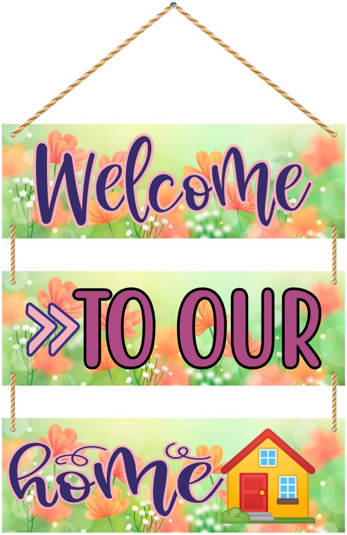 Welcome Home Wall Hanging Board