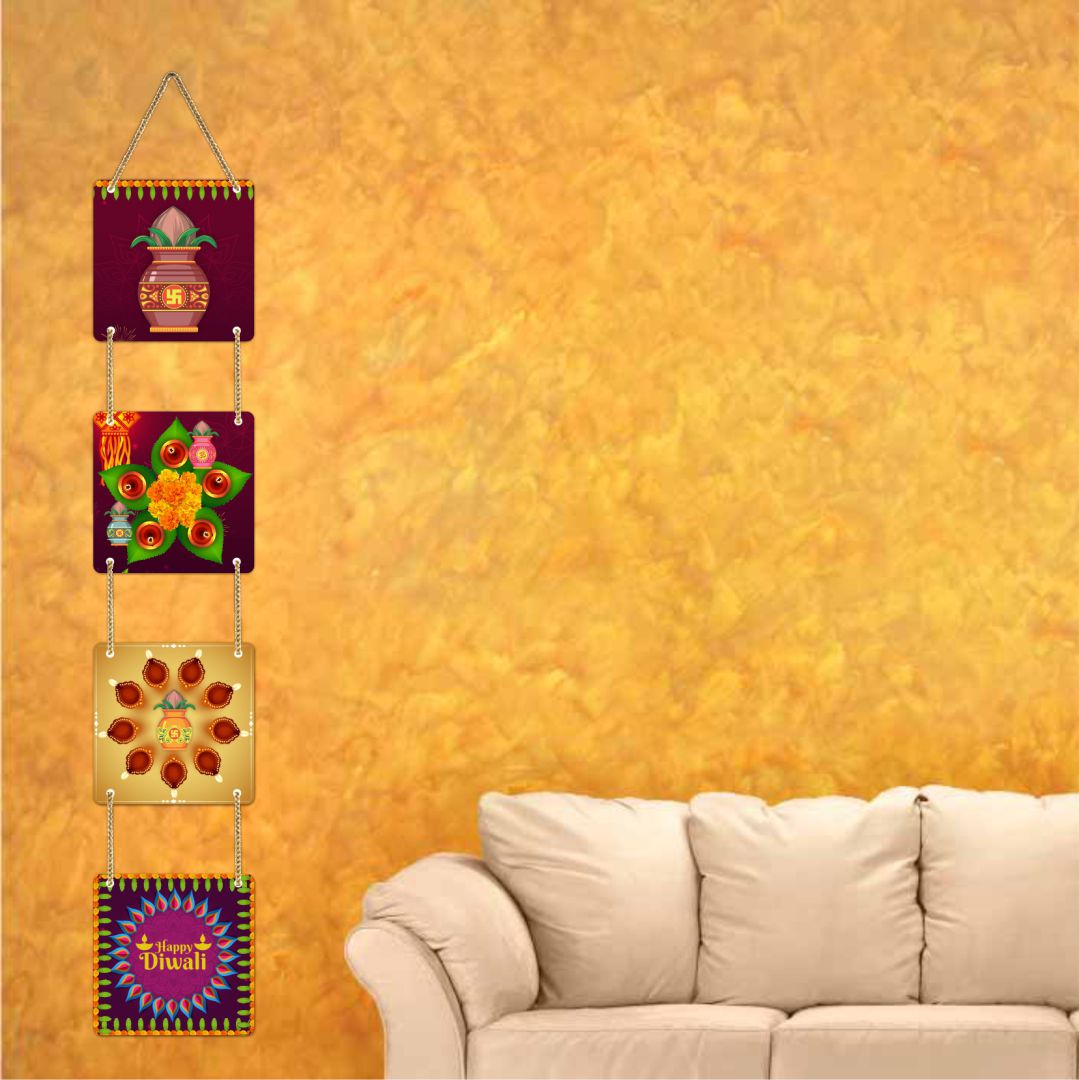 Subh Diwali MDF Wall Hanging Board