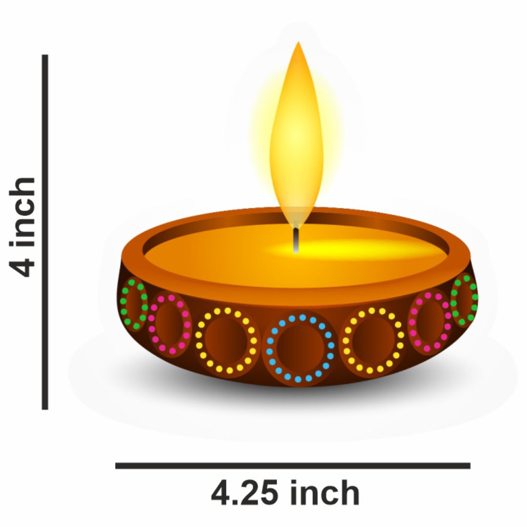 How to draw Diwali Lamp - Happy Diwali!