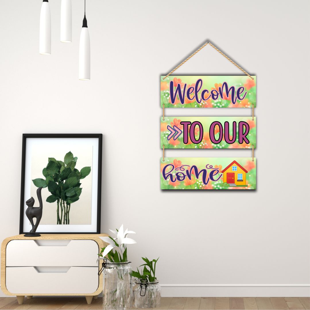 Welcome Home Wall Hanging Board