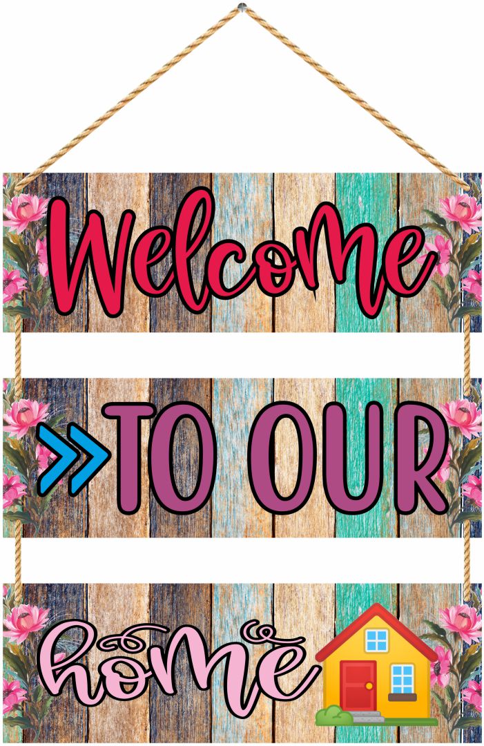 Welcome Home Wall Hanging Board